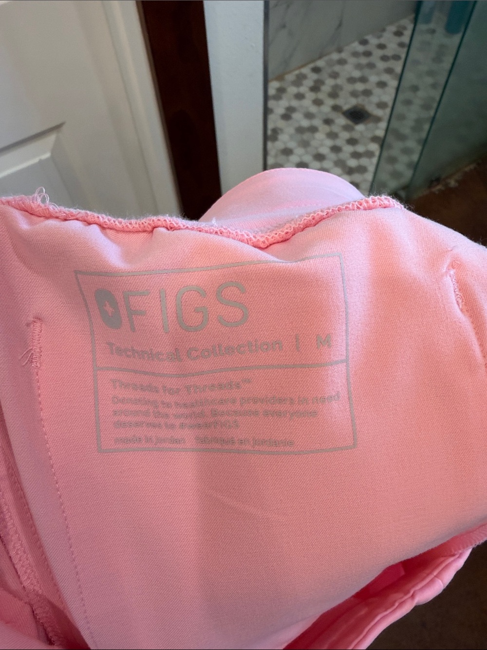 Figs Fight Club Pink Yolas - Picture 5 of 5